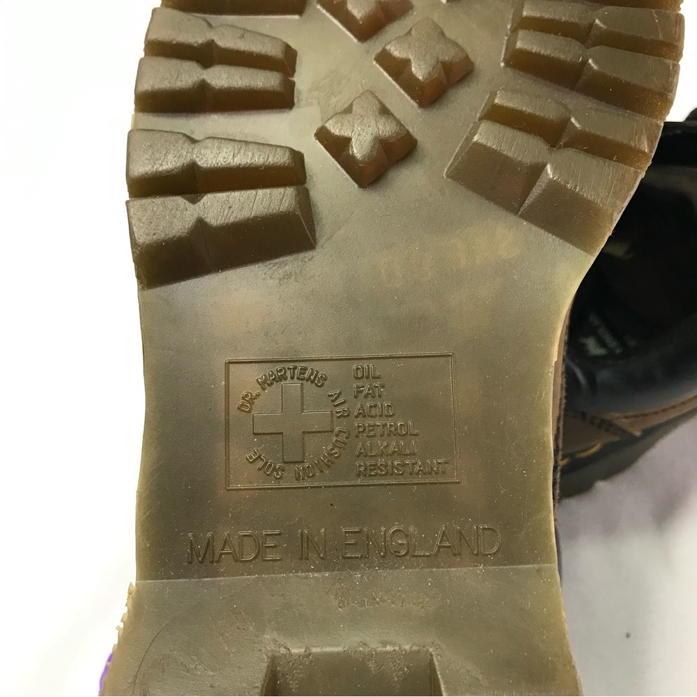 Dr. Martens Industrial Lace Up Work Shoes Sneakers Made in England Size 9 - Picture 8 of 12